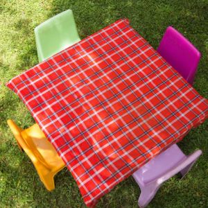 kiddie table with maasai shuka table cloth urban live events FILEminimizer 1